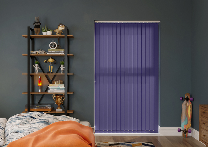 Roma, Indigo - Vertical Blind - Image 6
